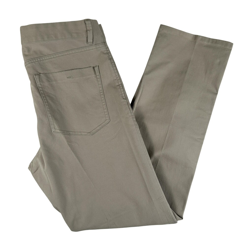 Theory Pants Mens 33x29 Beige Haydin Writer Slim Straight Stretch Chino 5-Pocket
